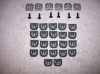 WINDSHIELD MOLDING CLIPS SET 34